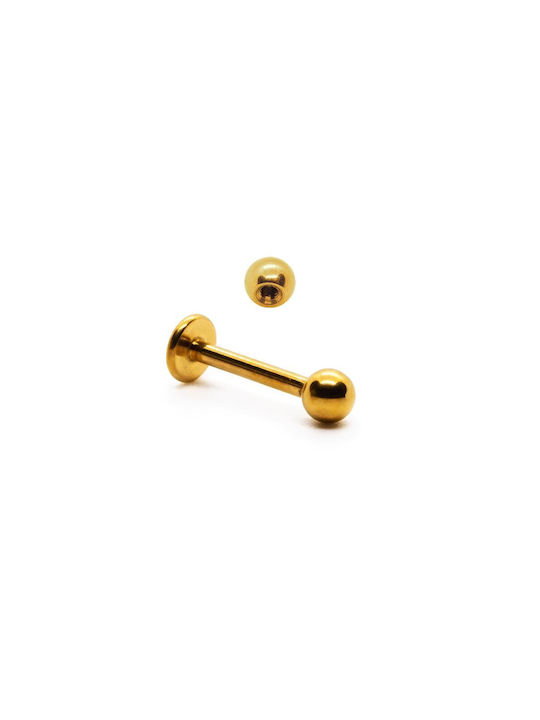 Mouth Earring Bar Titanium Gold Plated