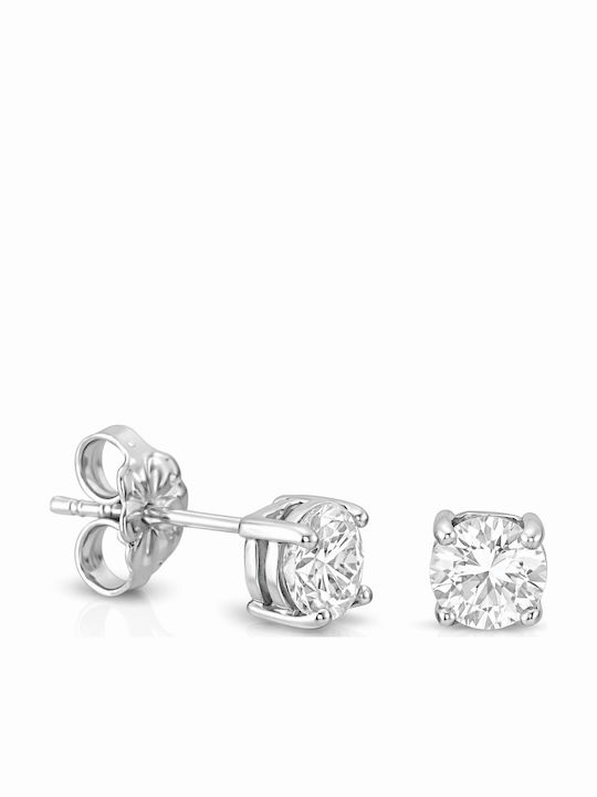 FenixJewelry Earrings made of White Gold with Stones