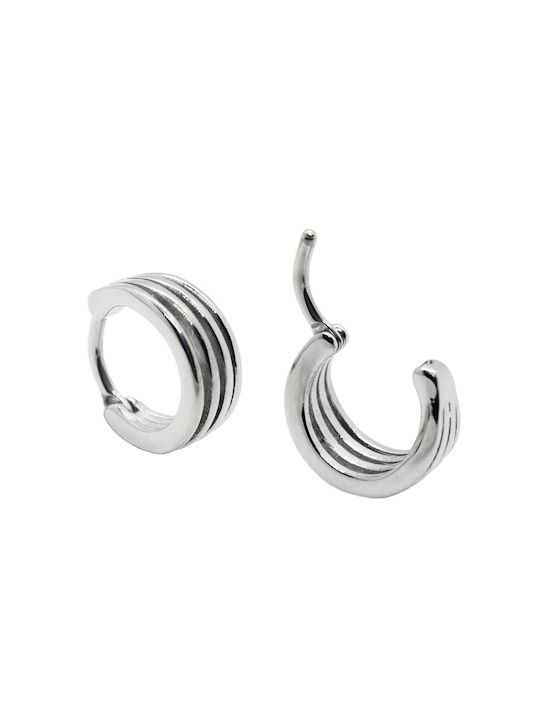 Earrings Hoops made of Steel Gold Plated