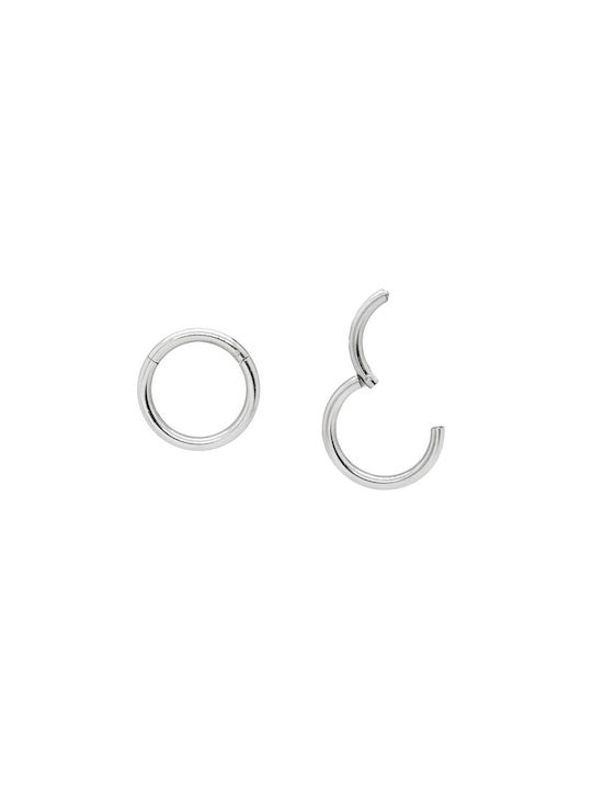 Single Earring Hoop from Steel Gold Plated