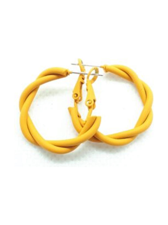 Earrings Hoops Gold Plated