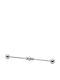 Piercing.gr Σκουλαρίκι Μπάρα από Ατσάλι 1.2mm Ασημί