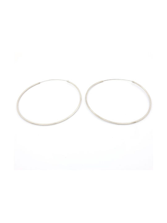 Kirkikosmima Earrings Hoops made of Silver