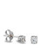 FenixJewelry Earrings made of White Gold with Stones