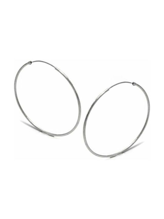 Earrings Hoops made of Silver