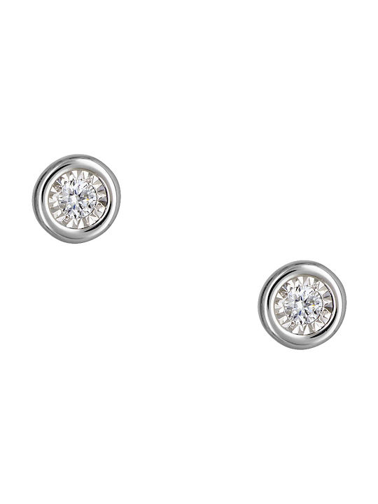 Earrings made of Platinum with Diamond