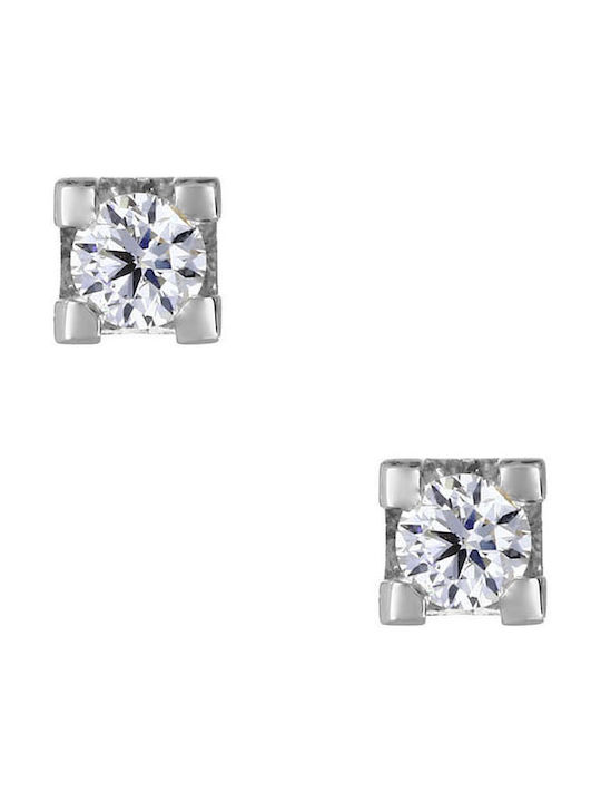 Earrings made of Platinum with Diamond