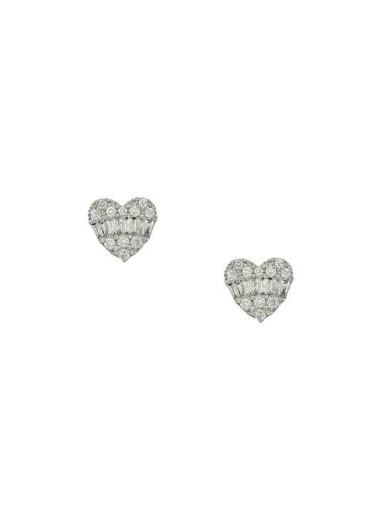 Earrings made of Platinum with Diamond