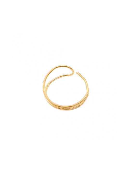 Nasenpiercing Creole aus Gold 14K