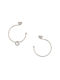 Earrings Hoops made of Silver