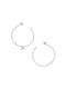 Earrings Hoops made of Silver