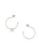 Earrings Hoops made of Silver