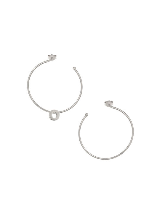 Earrings Hoops made of Silver