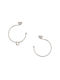 Earrings Hoops made of Silver