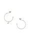 Earrings Hoops made of Silver