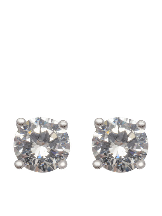 Silverline Tribute Men's Earrings made of Silver with Stones