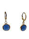 Kostibas Fashion Earrings made of Steel Gold Plated with Stones