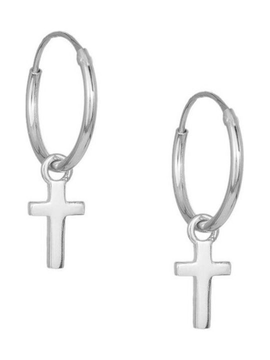 Earrings Hoops made of Silver