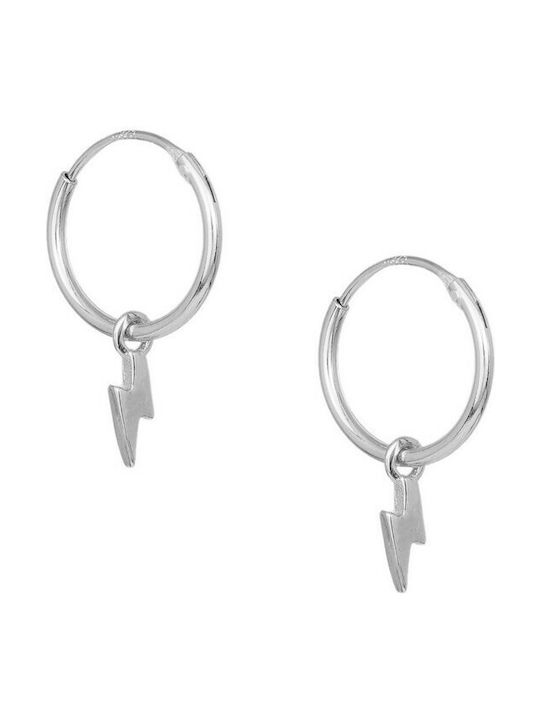 Earrings Hoops made of Silver