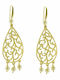 Paraxenies Earrings made of Silver Gold Plated with Pearls