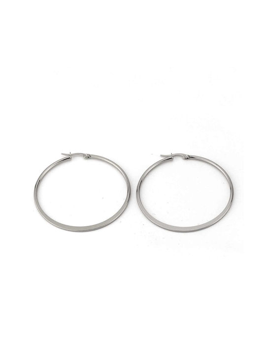 Earrings Hoops made of Steel