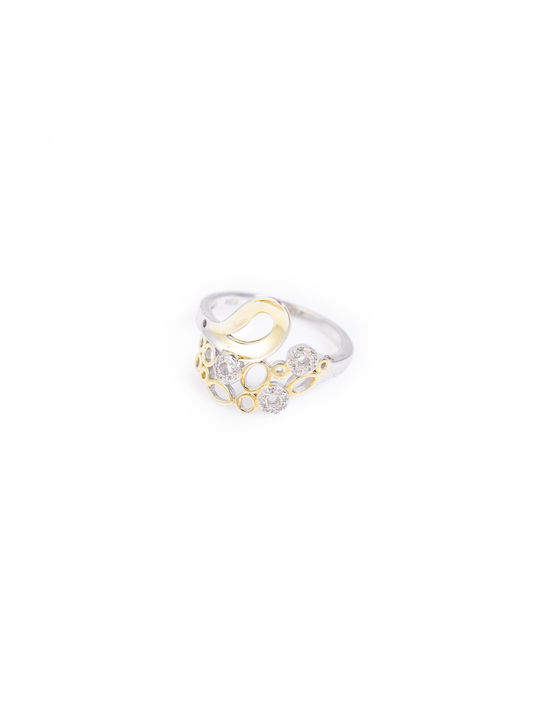 Women's Ring from Silver Gold Plated