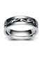 Men's Gold Plated Steel Spinner Ring