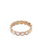 Women's Gold Plated Steel Ring