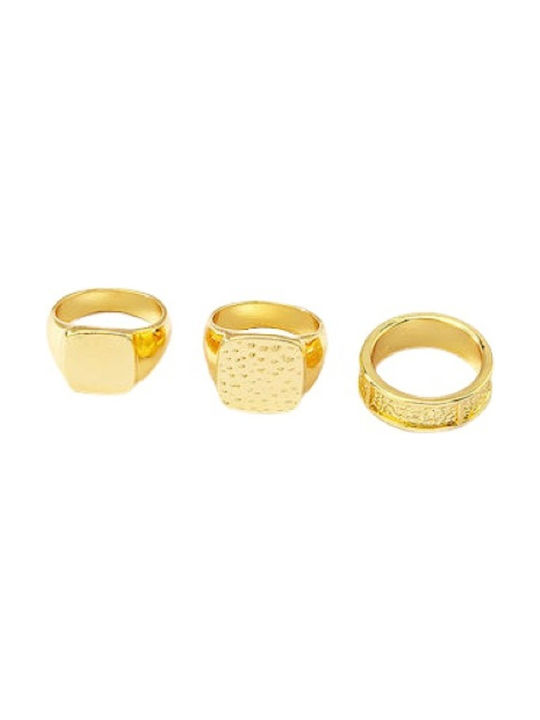 Women's Gold Plated Brass Ring