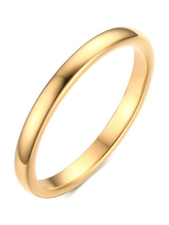 Women's Gold Plated Steel Spinner Ring Gioelle Trendy Ring Stainless