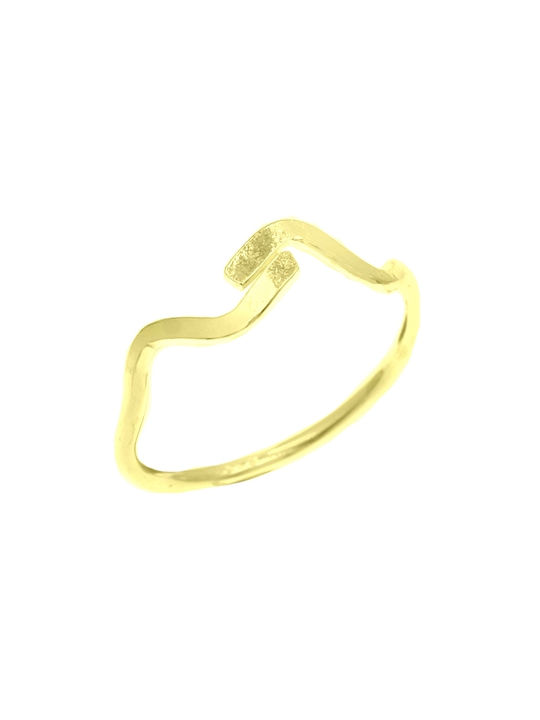 Women's Gold Plated Silver Toe Ring