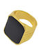 Women's Gold Plated Brass Ring