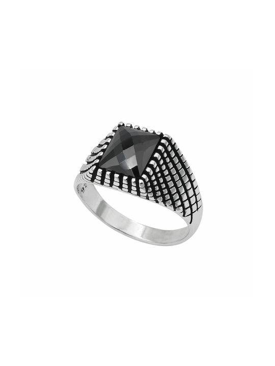 Damen Ring aus Silber Vergoldeter