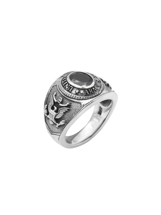 Damen Ring aus Silber Vergoldeter