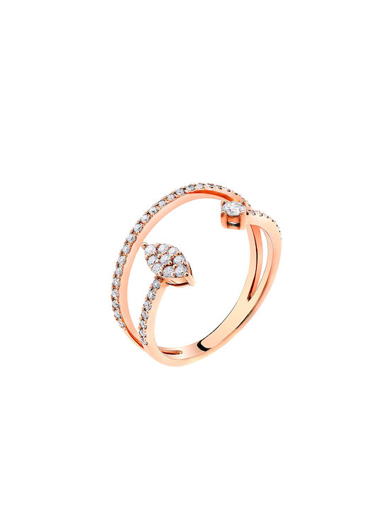 Women's Ring with Diamond 18K