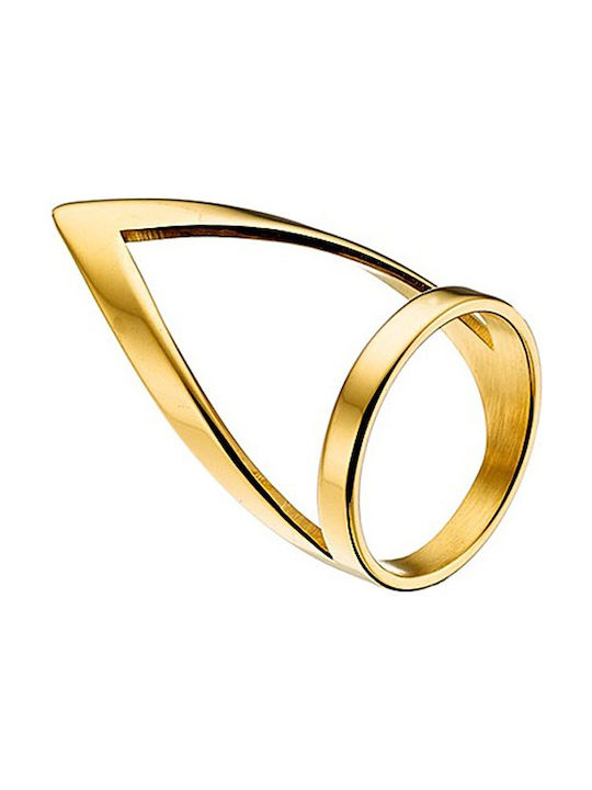 SOFI Women's Gold Plated Steel Ring