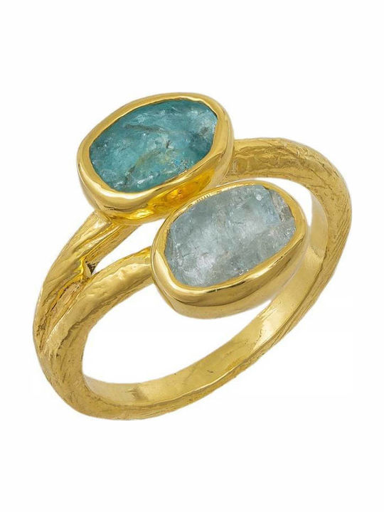 Women's Gold Plated Silver Ring