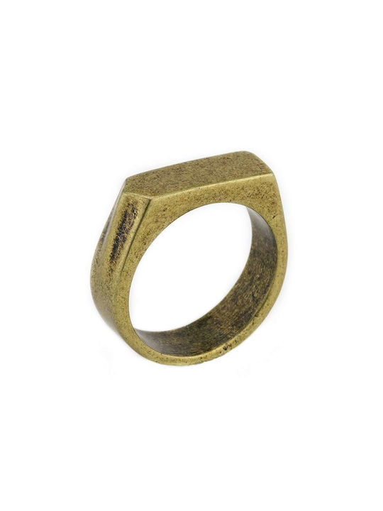 Goldsmith Goldsmith Ανδρικό Δαχτυλίδι από Ατσάλι Επιχρυσωμένο Goldsmith Goldsmith Ανδρικό Δαχτυλίδι από Ατσάλι Επιχρυσωμένο