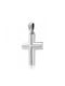 White Gold Cross 14K