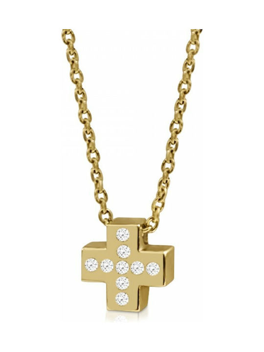 Gold Cross 9K with Chain