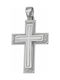 White Gold Cross 14K