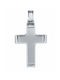 White Gold Cross 14K