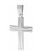 White Gold Cross 14K