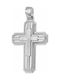 White Gold Cross 14K