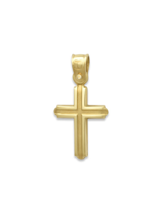 Damen Gold Kreuz 14K