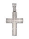 White Gold Cross 14K