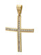 Anorado Damen Gold Kreuz 14K