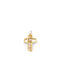 Kirkikosmima Damen Gold Kreuz 14K mit Kette