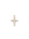 Kirkikosmima Women's White Gold Cross 14K