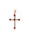 Rose Gold Cross 18K